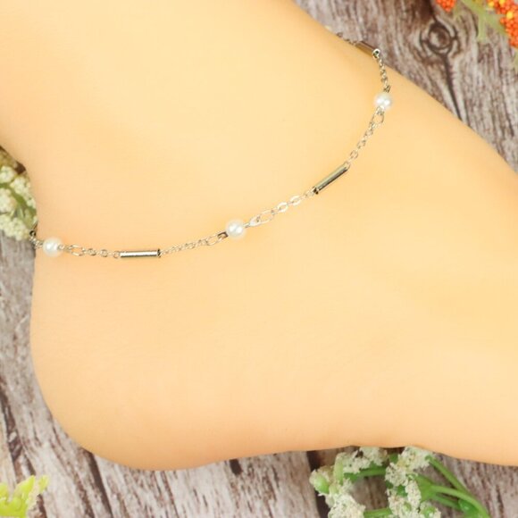 "Dainty Anklet for Women – Elegant Everyday Jewelry & Perfect Gift | MLCRC1496 - Picture 6 of 10